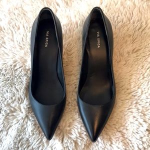 Black Classic Heels Via Spiga Size 7
